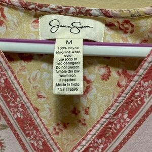 Pink and yellow dress